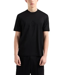 Emporio Armani Embossed Eagle Logo Cotton Tee
