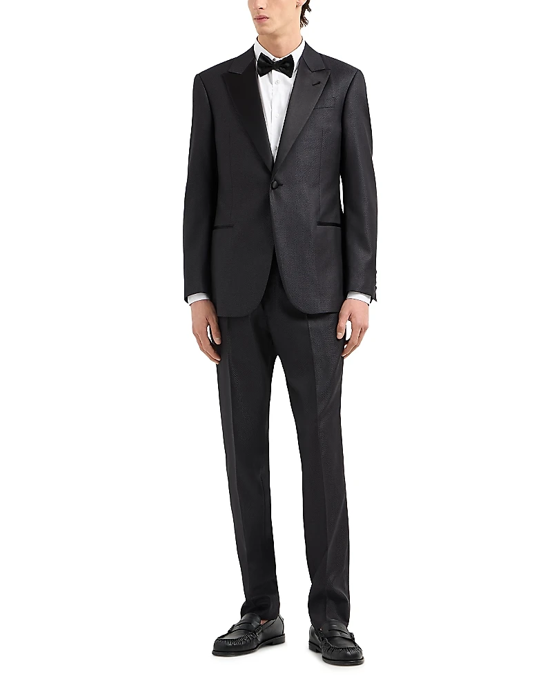 Emporio Armani G Line Regular Fit Single Breasted Peak Lapel Tuxedo