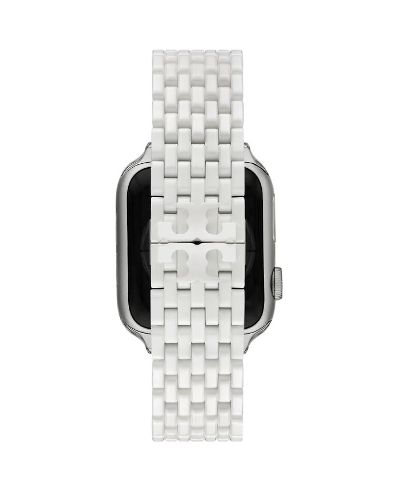 Eleanor Apple Watch® White Ceramic Band, 36mm - 46mm