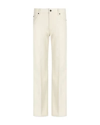 Straight Fit Bull Cotton Jeans Light Beige