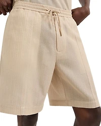 Woven Cotton Drawstring Shorts