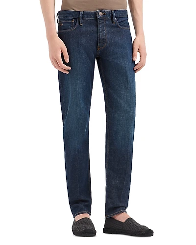 Emporio Armani Slim Fit Rinsed Comfort Jeans