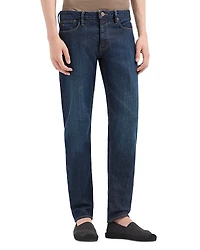 Emporio Armani Slim Fit Rinsed Comfort Jeans