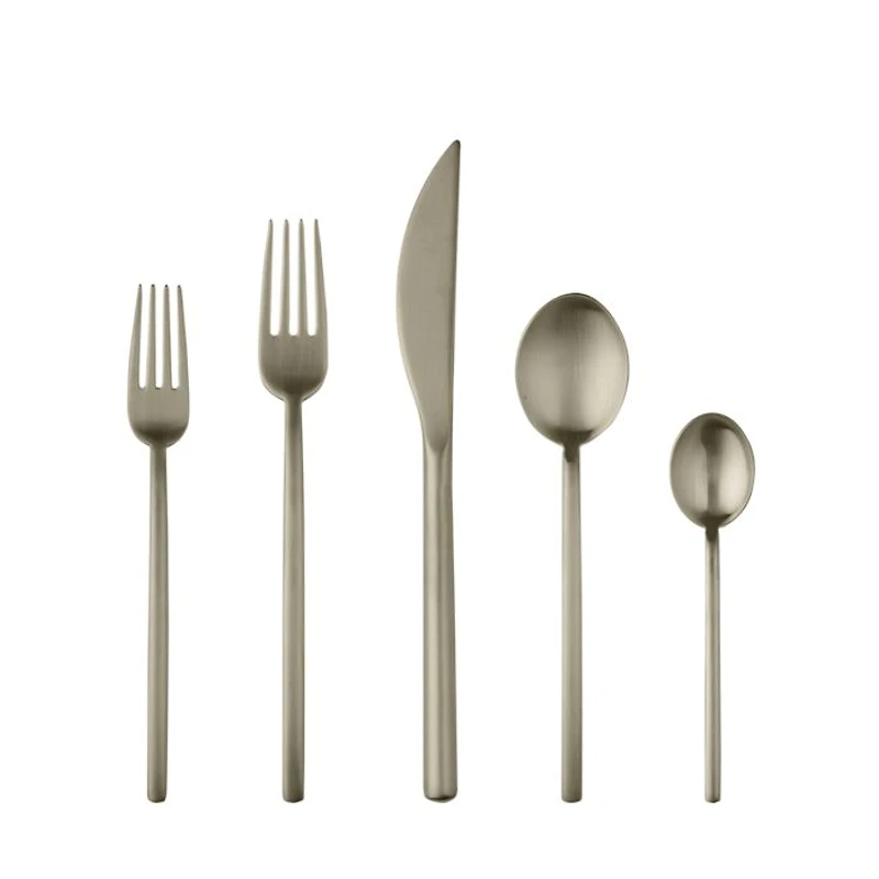 Duo Ice Flatware 5-Piece Place Setting