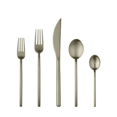 Duo Ice Flatware 5-Piece Place Setting