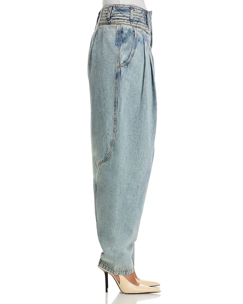 ODK High Rise Straight Jeans Light Wash