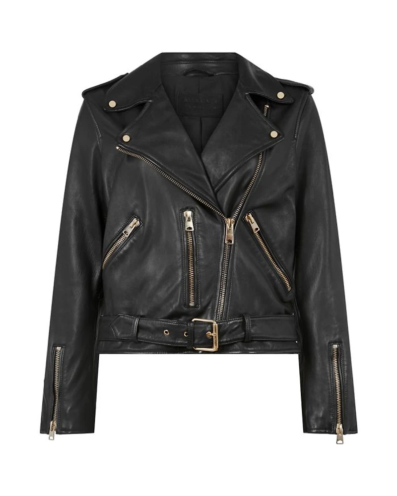 Balfern Leather Biker Jacket