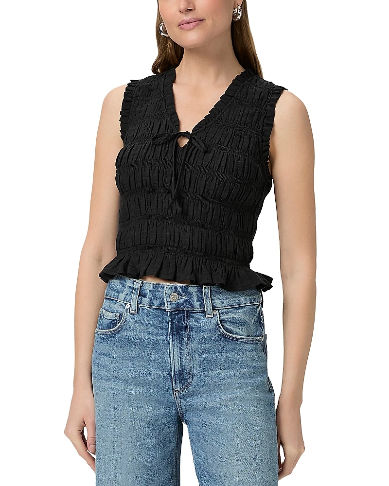 Paige Devi Smocked Top