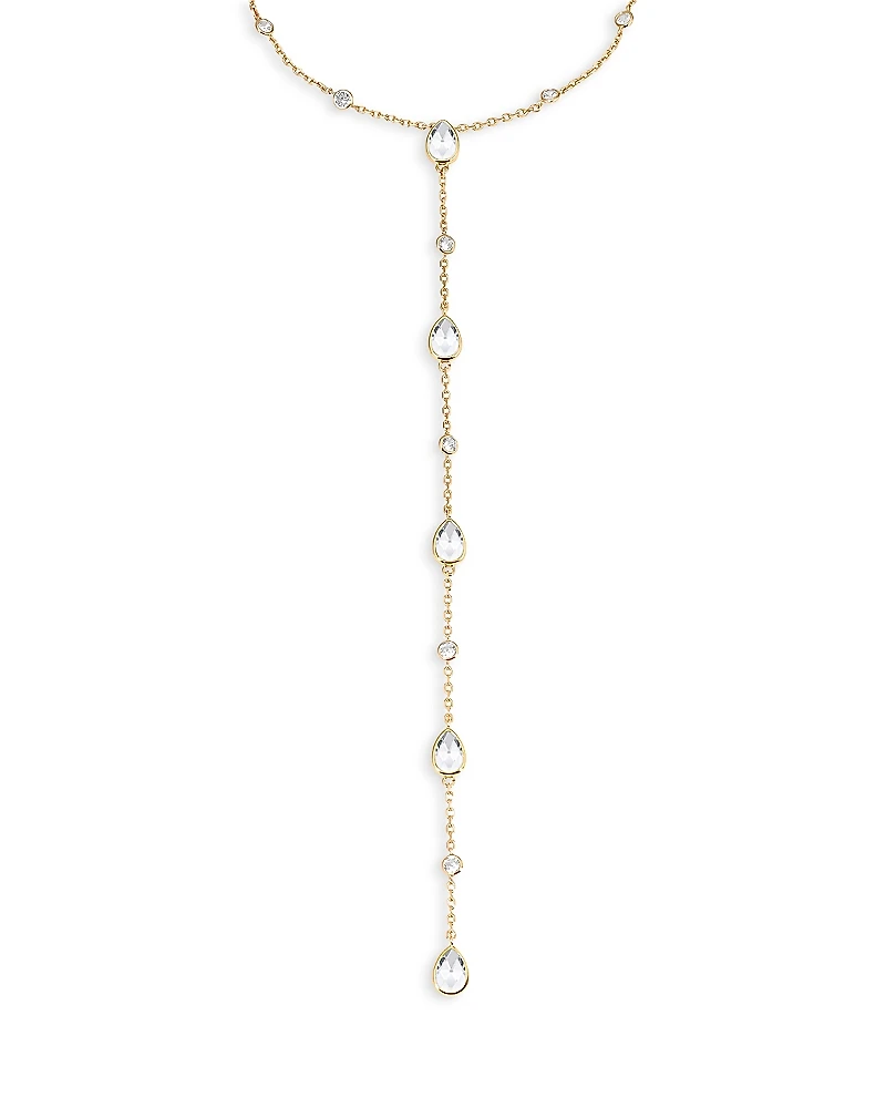Ettika Mixed Cubic Zirconia Lariat Necklace