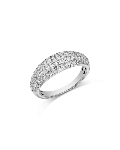 Bloomingdale's Fine Collection Diamond Pave Multirow Ring