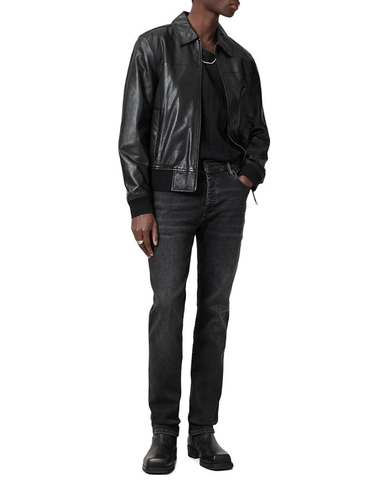 Sid Regular Fit Jeans Washed Black