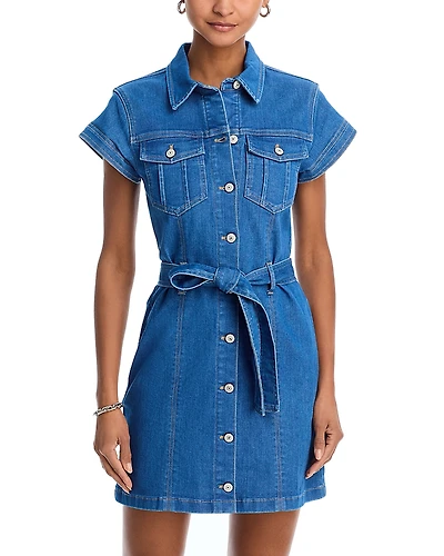 Cinq a Sept Tia Denim Mini Dress