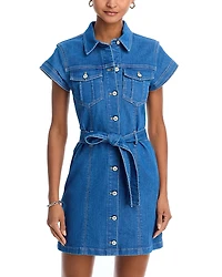 Cinq a Sept Tia Denim Mini Dress