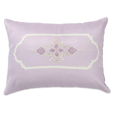 vVyom Amethyst Embroidered Accent Cushion, 13 x 20
