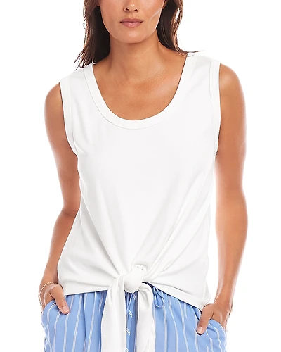 Karen Kane Tie Front Tank Top