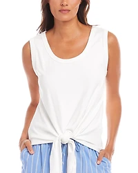 Karen Kane Tie Front Tank Top