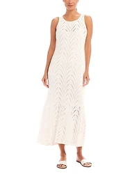 Flowy Crochet Midi Dress