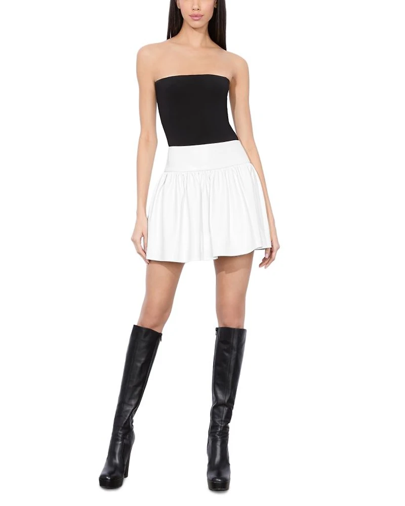 Ella Faux Leather Mini Skirt