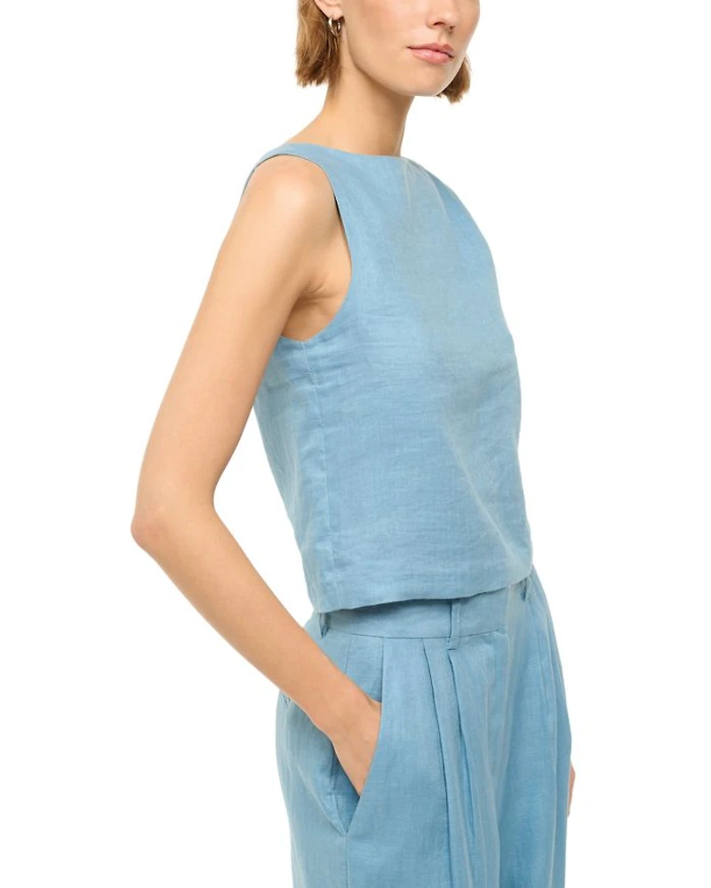 Boa Linen Top