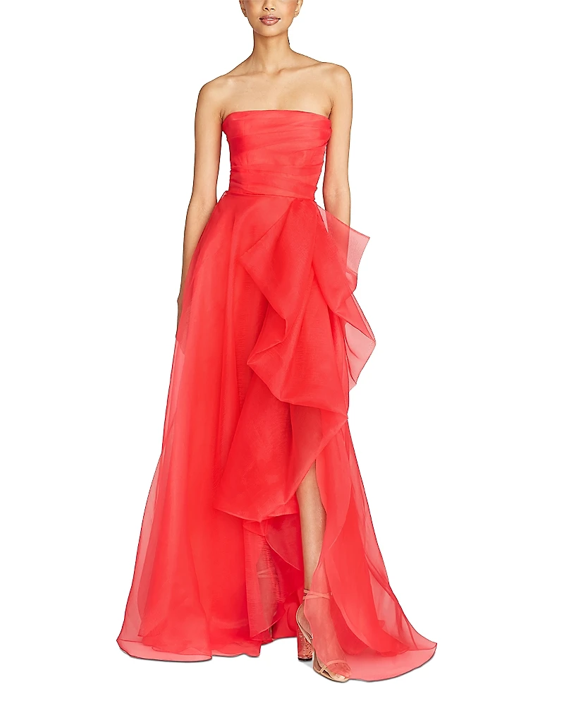 Theia Teresa Draped Gown