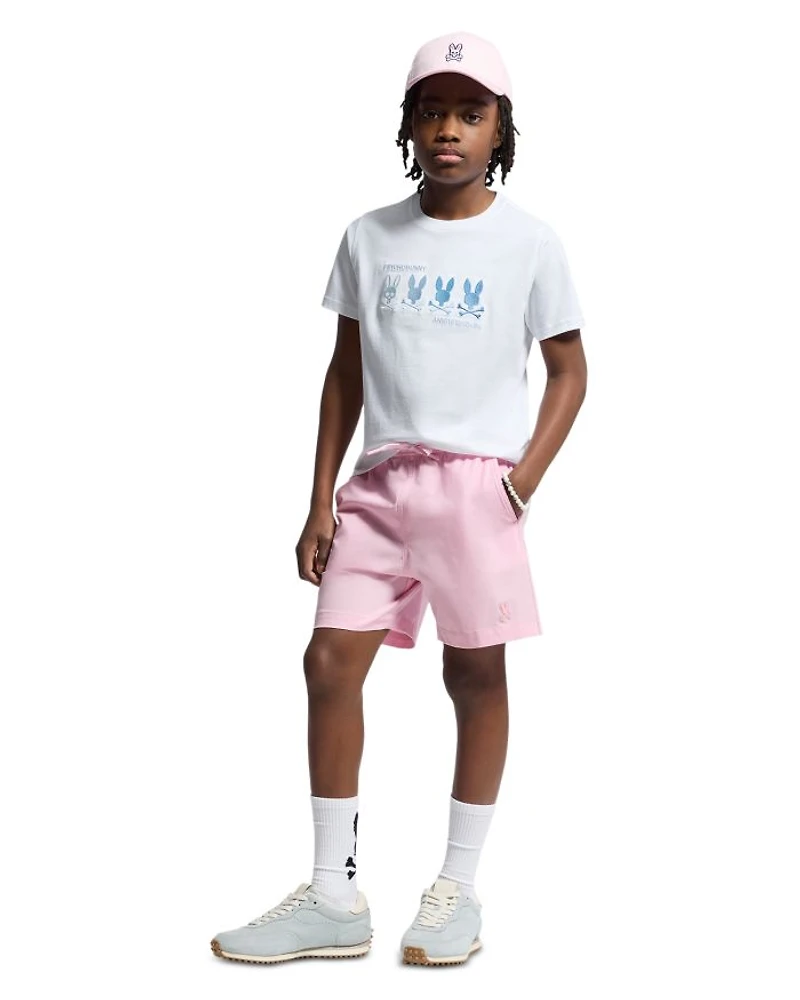Unisex Samos Hydrochromic Printed Swim Shorts - Big Kid