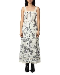 Zadig & Voltaire Renaid Coton Tropical Island Dress
