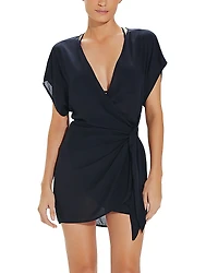 ViX Emily Wrap Dress Swim Cover-Up