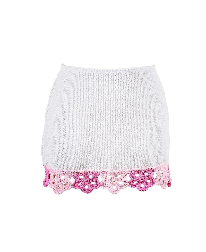 Nessi Byrd Girls' Cosima Hand Made Crochet Detail Skirt - Little Kid, Big Kid