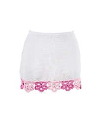 Nessi Byrd Girls' Cosima Hand Made Crochet Detail Skirt - Little Kid, Big Kid