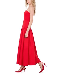 Oriana Strapless Drop Waist Dress