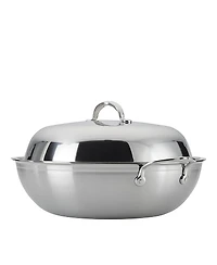 ProBond Forged 14 Professional Clad Stainless Steel Wok with Dome Lid