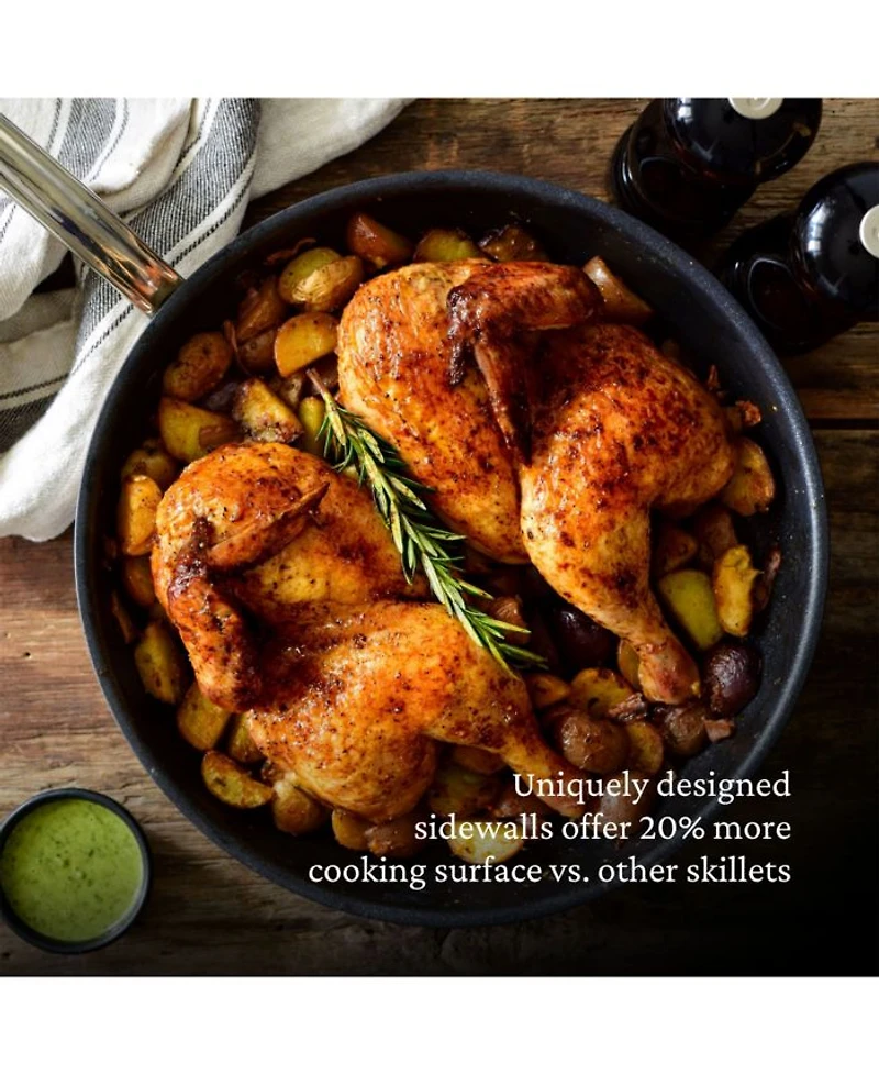 ProBond® Forged 10-Piece Professional Clad Stainless Steel Cookware Set with TITUM® Nonstick