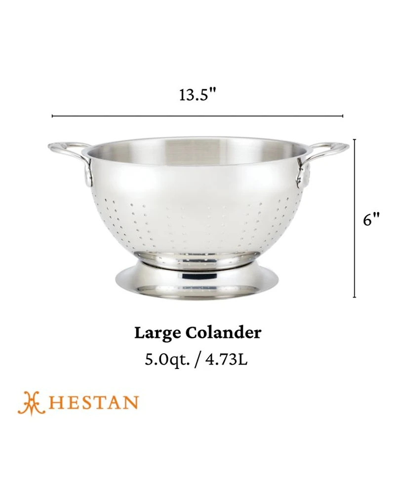 Provisions 5-Quart Stainless Steel Colander