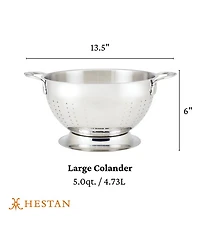 Provisions 5-Quart Stainless Steel Colander