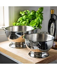 Provisions 2-Piece Stainless Steel Colander Set (3-Qt. & 5-Qt.)