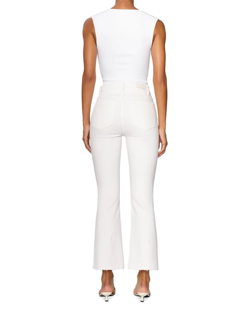 Bridget Bootcut High Rise Instasculpt™ Crop Jeans White