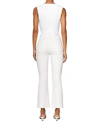 Bridget Bootcut High Rise Instasculpt™ Crop Jeans White