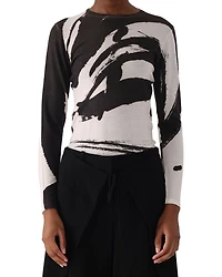 Long Sleeve Artwork Sweater