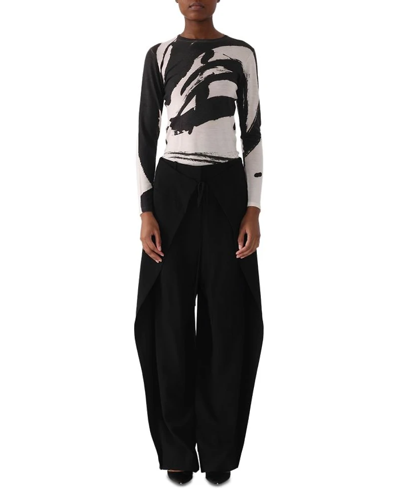 Straight Overlap Pants