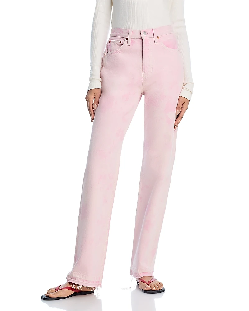 Re/Done 90s High Rise Loose Leg Jeans