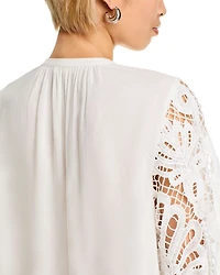 Gia Lace Sleeve Top