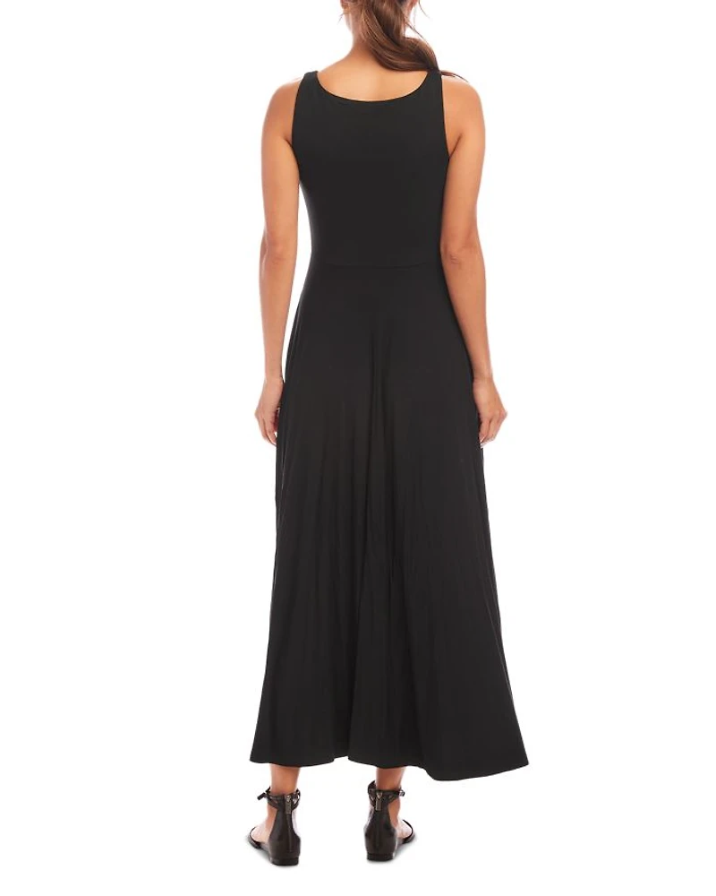 Sleeveless Square Neck Maxi Dress