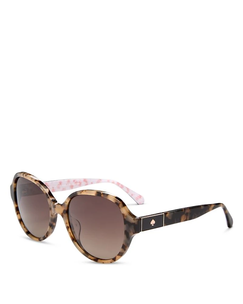 Emalie Round Sunglasses, 56mm