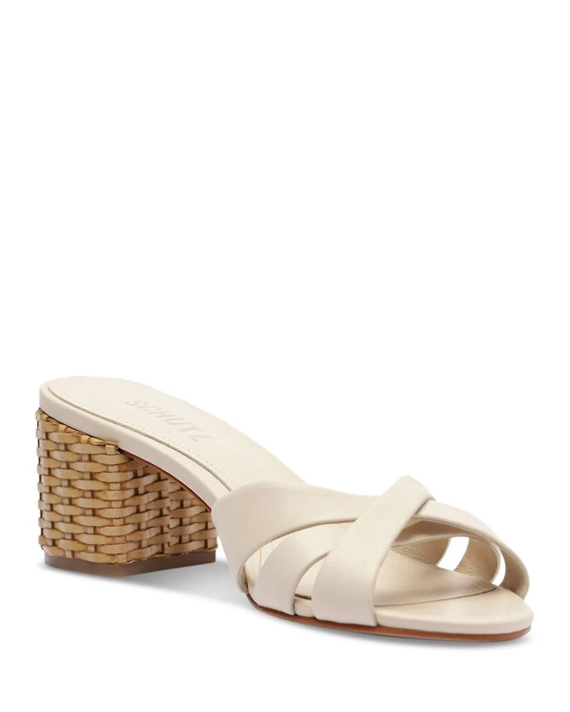 Women's Keefa Straw Heel Sandals