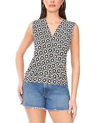 Vince Camuto Surplice Sleeveless Top