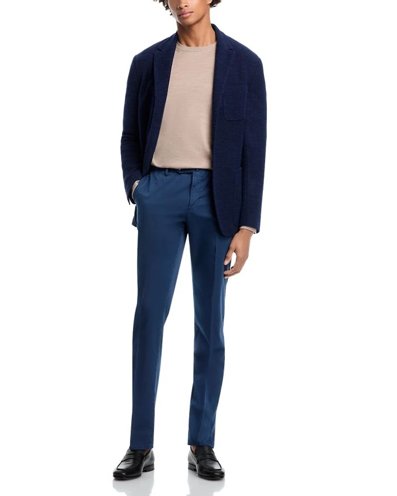 Garment-Dyed Silkochino Slim Fit Pants
