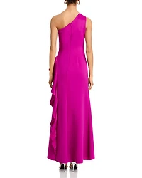 One Shoulder Ruffled Dress