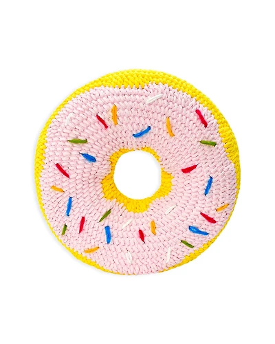 Iscream Crochet Donut Pillow