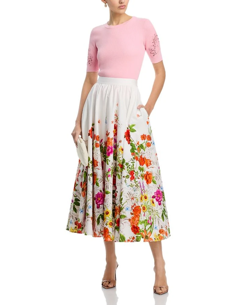 Juliana Sky Jardin Skirt