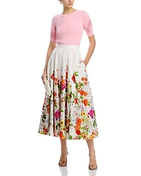 Juliana Sky Jardin Skirt